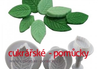 RŮŽE LÍSTEK SADA 3 KS MALÁ
