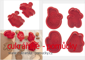 VYKRAJOVÁTKA S MOTIVEM VÁNOCE  4 KS