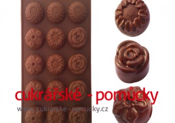 SILIKONOVÁ FORMA NA PRALINKY KYTIČKY