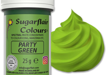 SUGARFLAIR BARVA GELOVÁ  PARTY GREEN