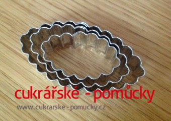 SADA OVÁLKY ZOUBKATÉ 3 KS