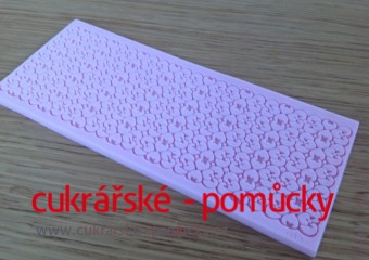 SILIKONOVÁ FORMA KRAJKA RŮŽOVÁ