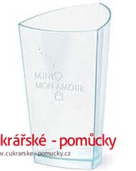 PLASTOVÝ KELÍMEK TROJHRANNÝ 60 ML