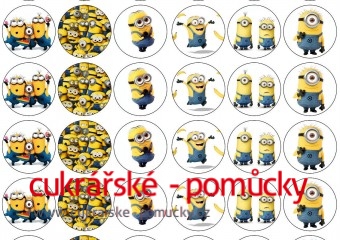 48 KS OBRÁZKŮ Z JEDLÉHO PAPÍRU MIMOŃ 3