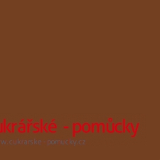 HNĚDÁ BARVA DO POTRAVIN