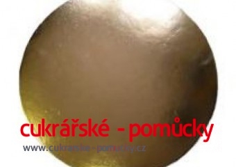 PODLOŽKA DORTOVÁ ZLATÁ 32 CM