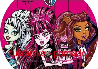 JEDLÝ PAPÍR MONSTER HIGH 1