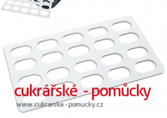 FORMA - ŠABLONA NA MINILASKONKY OVÁLNÉ