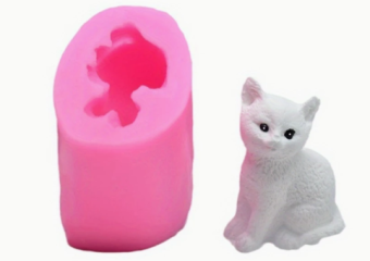 SILIKONOVÁ FORMA KOČKA 3D