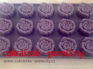 SILIKONOVÁ FORMA NA PRALINKY RŮŽE