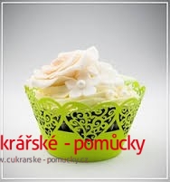 KOŠÍČKY NA CUPCAKES  12 KS   LIMETKOVÉ 2