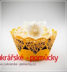 KOŠÍČKY NA CUPCAKES  12 KS  ORANŽOVÉ 2