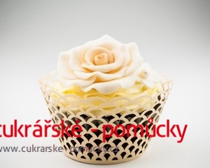 KOŠÍČKY NA CUPCAKES  12 KS  PERLEŤ - OBLOUČKY