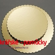 PODLOŽKA ZLATÁ VLNKA LEM  30 CM