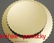 PODLOŽKA ZLATÁ VLNKA LEM  30 CM