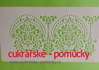 STENCILA - ŠABLONA DEKORŮ ORNAMENT 13