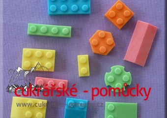 SILIKONOVÁ FORMIČKA LEGO MIX KOSTIČEK