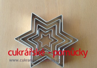 SADA VYKRAJOVAČŮ HVĚZDA  5 KS