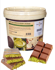 PISTÁCIOVÁ NÁPLŇ S KATAIFI - DO DUBAJSKÉ ČOKOLÁDY  1 KG