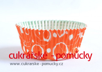 SAMONOSNÉ KOŠÍČKY KOLEČKA ORANŽOVÉ 50 Ks
