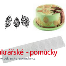 SILIKONOVÁ FORMA NA KRAJKU LISTY