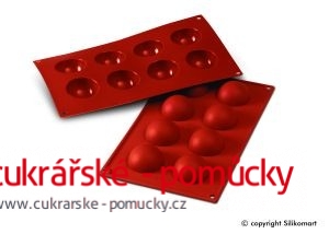 SILIKONOVÁ FORMA POLOKOULE PRŮMĚR 5 CM