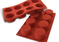 náhled - SILIKONOVÁ FORMA  KRUH PRŮMĚR 6 CM