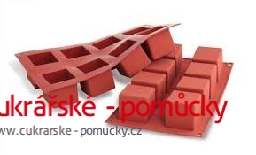 SILIKONOVÁ FORMA  KOSTKA  5 X 5 CM