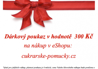 DÁRKOVÝ POUKAZ  300 KČ