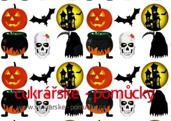 HALLOWEEN - JEDLÝ PAPÍR  48 KS