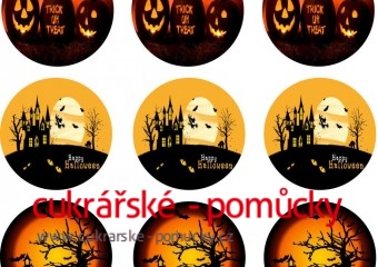 HALLOWEEN - JEDLÝ PAPÍR  15 KS