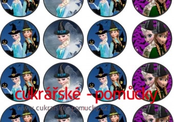 HALLOWEEN - JEDLÝ PAPÍR  24 KS FROZEN