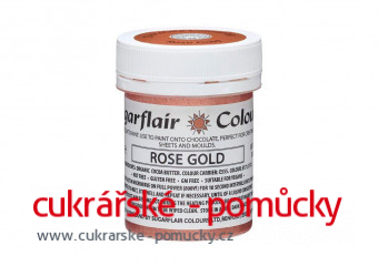 BARVA DO ČOKOLÁDY SUGARFLAIR ROSE GOLD