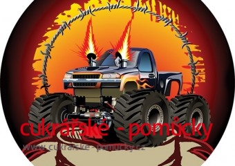 JEDLÝ PAPÍR MONSTER TRUCK