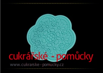 SILIKONOVÁ FORMIČKA NA KRAJKU KULATÁ