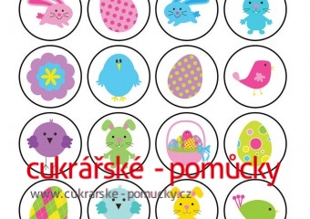 VELIKONOCE JEDLÝ PAPÍR 24 KS