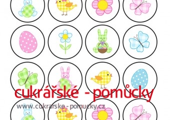 VELIKONOCE JEDLÝ PAPÍR 24 KS III