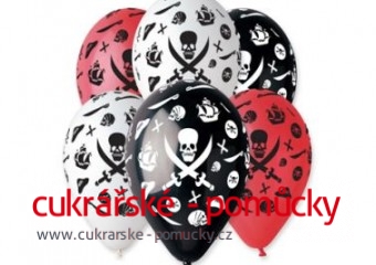 PIRÁTSKÉ BALONKY 5 KS