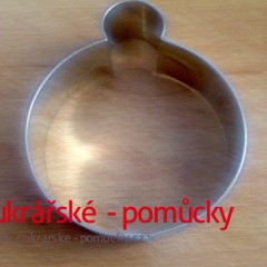 VÁNOČNÍ OZDOBA KOULE - BAŇKA