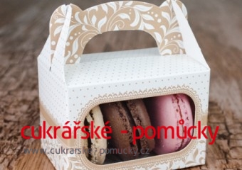 KRABIČKA NA MAKRONKY IVORY