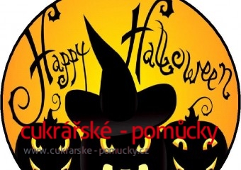 JEDLÝ PAPÍR HALLOWEEN KULATÝ