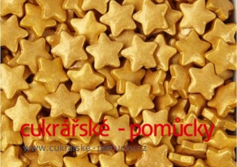 CUKROVÉ HVĚZDIČKY ZLATÉ  30 G