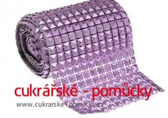 DEKORAČNÍ PÁSEK LILA  10,5 CM