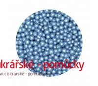 CUKROVÉ PERLY PERLEŤOVĚ MODRÉ