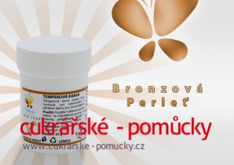 TEMPEROVÁ BARVA  PERLEŤOVÁ BRONZOVÁ