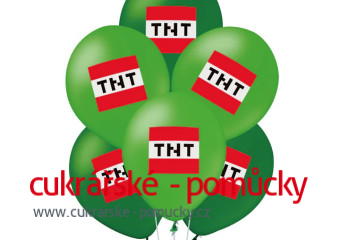 BALONKY MINECRAFT TNT  12 KS