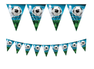 PARTY ŘETĚZ VLAJKY FOTBAL