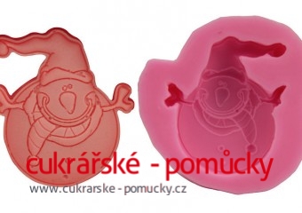 SILIKONOVÁ FORMIČKA VESELÝ SNĚHULÁK