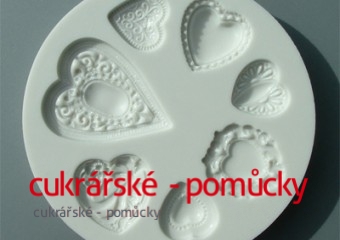 SILIKONOVÁ FORMA MOTIV SRDÍČKA