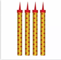 DORTOVÁ FONTÁNA ZLATÁ  12 CM   4 KS